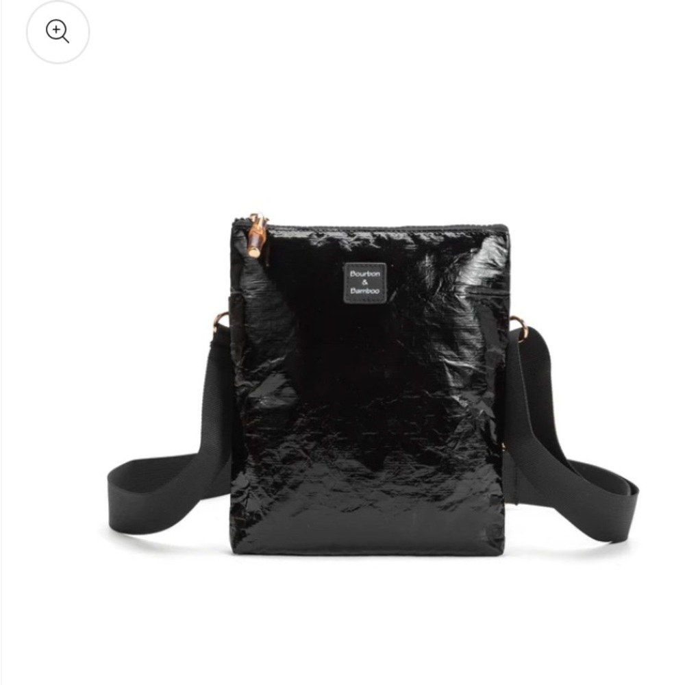 Bourbon and Bamboo Patent Crossbody Bag